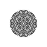 Abstract Line Motifs Pattern Circle Shape. Ornamental Decoration for Interior, Exterior, Carpet, Textile, Garment, Cloth, Silk, Tile, Plastic, Paper, Wrapping, Wallpaper, Pillow, Sofa, Background vector