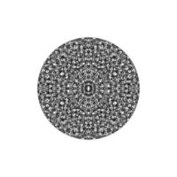 Abstract Line Motifs Pattern Circle Shape. Ornamental Decoration for Interior, Exterior, Carpet, Textile, Garment, Cloth, Silk, Tile, Plastic, Paper, Wrapping, Wallpaper, Pillow, Sofa, Background vector