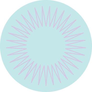 forma de círculo azul vector