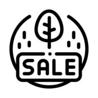 autumn holidays sale discount black icon vector illustration