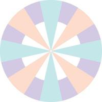Creative circle shape vector