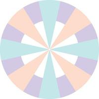 Creative circle shape vector