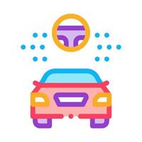 help for driving car icon vector outline illustration