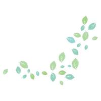 Mint leaves flat vector icon