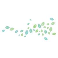 Mint leaves flat vector icon