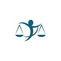 justice law Logo Template vector