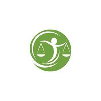 justice law Logo Template vector