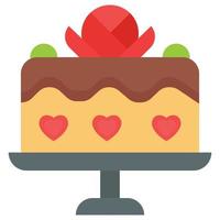 Cake which can easily edit or modify vector