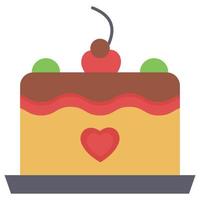 Cake which can easily edit or modify vector