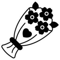 Bouquet which can easily edit or modify vector