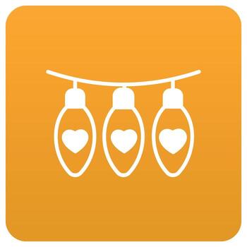 Romantic lights which can easily edit or modify vector