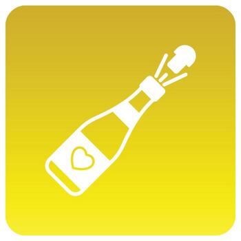 champán que puede editar o modificar fácilmente vector