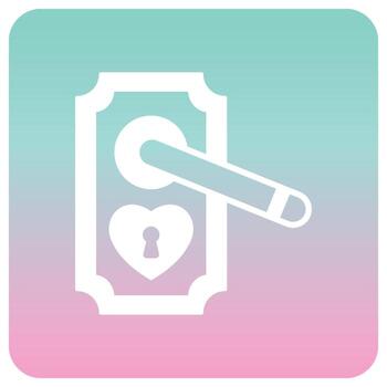 pomo de la puerta que puede editar o modificar fácilmente vector