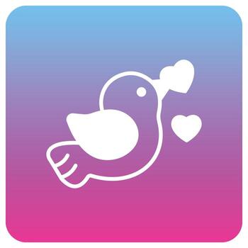 pájaro del amor que puede editar o modificar fácilmente vector