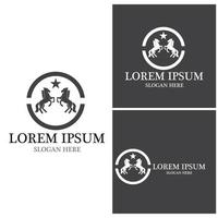 Horse Logo Template Vector icon