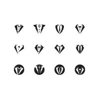 Tuxedo icon and symbol vector template