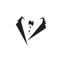 Tuxedo icon and symbol vector template