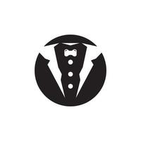 Tuxedo icon and symbol vector template