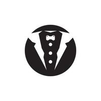 Tuxedo icon and symbol vector template