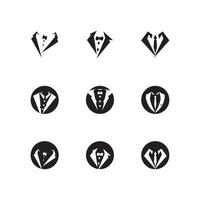 Tuxedo icon and symbol vector template