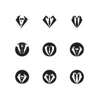 Tuxedo icon and symbol vector template