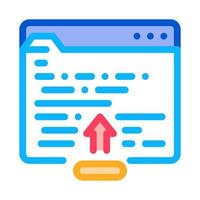 correction of mistakes in text icon vector outline illustration
