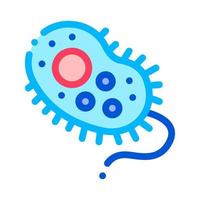 Dangerous Bacillus Bacteria Vector Thin Line Icon