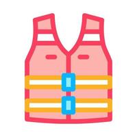 life vest icon vector outline symbol illustration