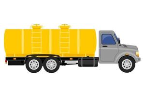 transporte para el transporte de mercancías o pasajeros icono plano ilustración vectorial aislado sobre fondo blanco vector