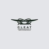 black boat mooring cleat logo icon vector