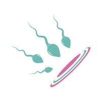 Sperm icon design illustration vector