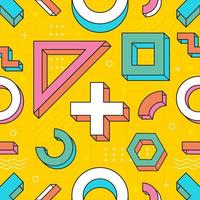 Colorful Geometric Seamless Pattern vector
