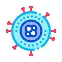 Unhealthy Pathogen Element Vector Thin Line Icon