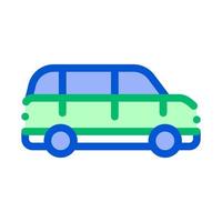 Public Transport Automobile Vector Thin Line Icon