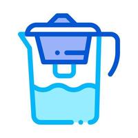 Healthy Water Home Filter Vector Thin Line Icon