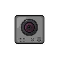 cam action camera cartoon vector illustration