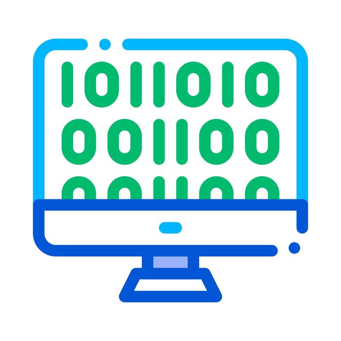 Binary Code Icon Vector Art, Icons, and Graphics for Free Download