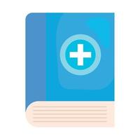 medical book or science literature, healthcare icon vector