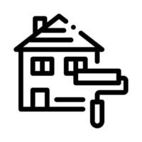 house painting icon vector outline illustration