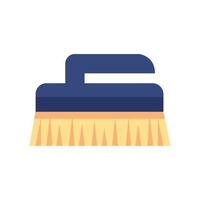 brush for cleaning, on white background vector