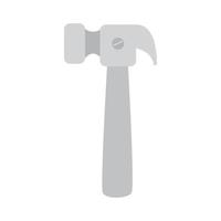 hammer tool construction, on white background vector