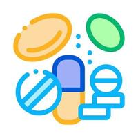 Medicines Supplements Icon Vector Illustration