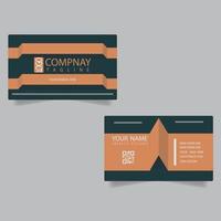 Corporate or Personal Visiting Card or Business Card Design Template vector