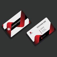 Corporate or Personal Visiting Card or Business Card Design Template vector