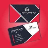 Corporate or Personal Visiting Card or Business Card Design Template vector