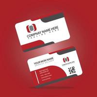 Corporate or Personal Visiting Card or Business Card Design Template vector