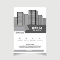 Design flyer template elegant for promotion brochure, flyer promotion vector