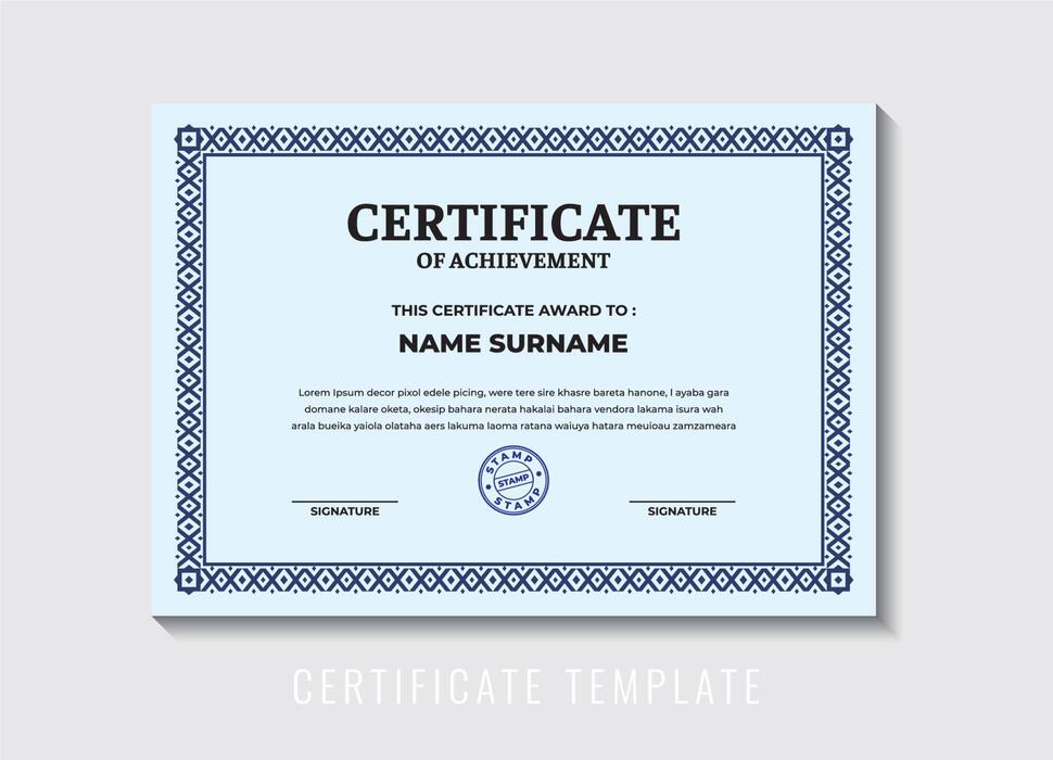 Graduation Certificate Template Vector Art Icons and Graphics for Graduation Certificate Template Vector Art Icons and Graphics for