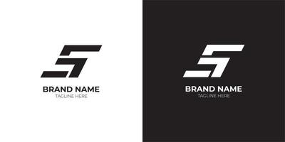 Letter S Logo. Vector S Logo Elegant Luxury black and white