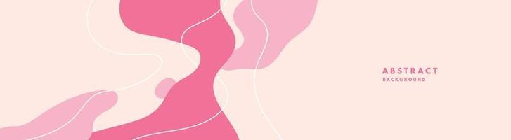 Soft pink modern background. Abstract banner with spiral, wave and light line. Vector illustration